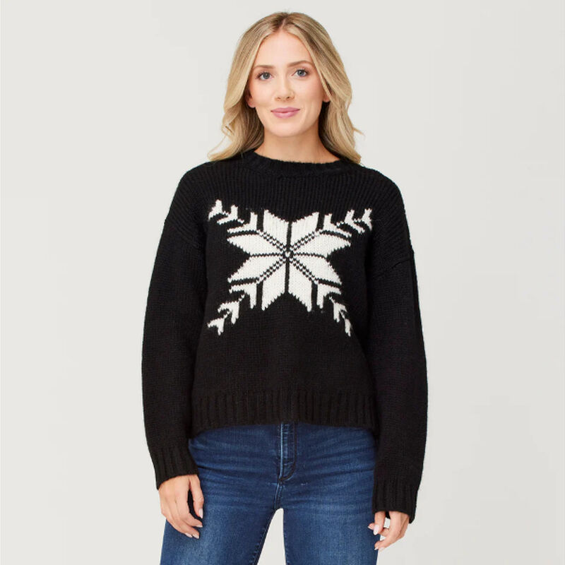 Krimson Klover Snowflake Alpaca Blend Sweater Womens image number 0